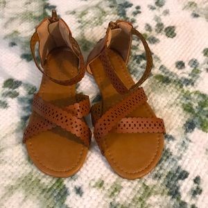 Girls Tan Sandals